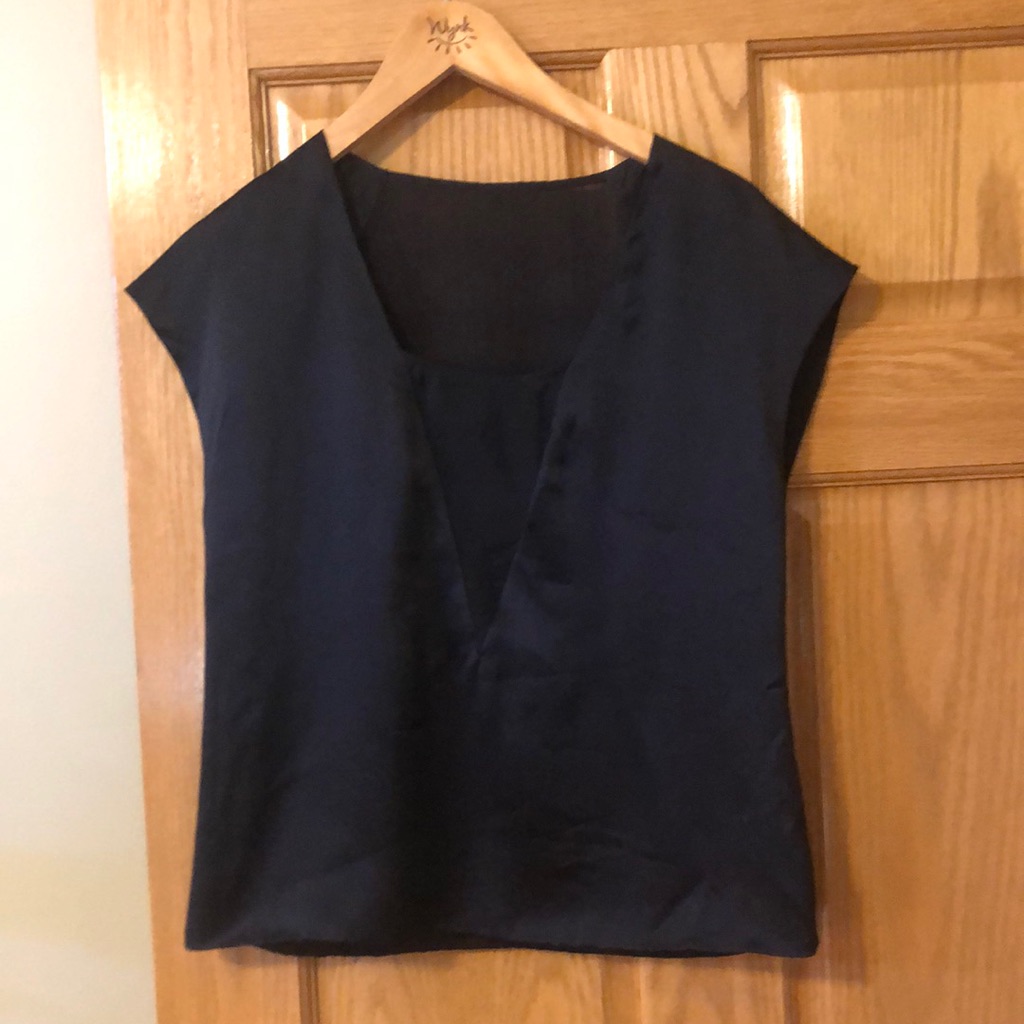 Black Halo Silk Top